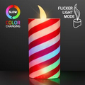 LED Light Up Candy Cane Candles